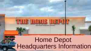 Home Depot Headquarters Information